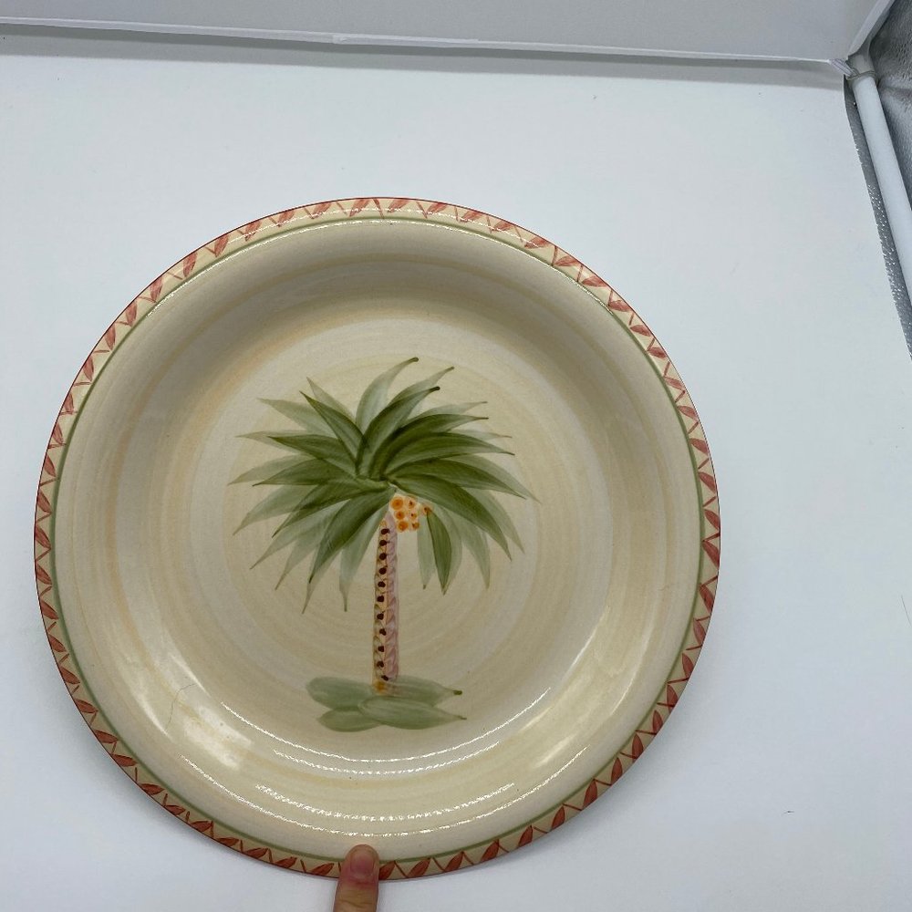 Like New Gibson Oasis Palm Dinner Plate Tree